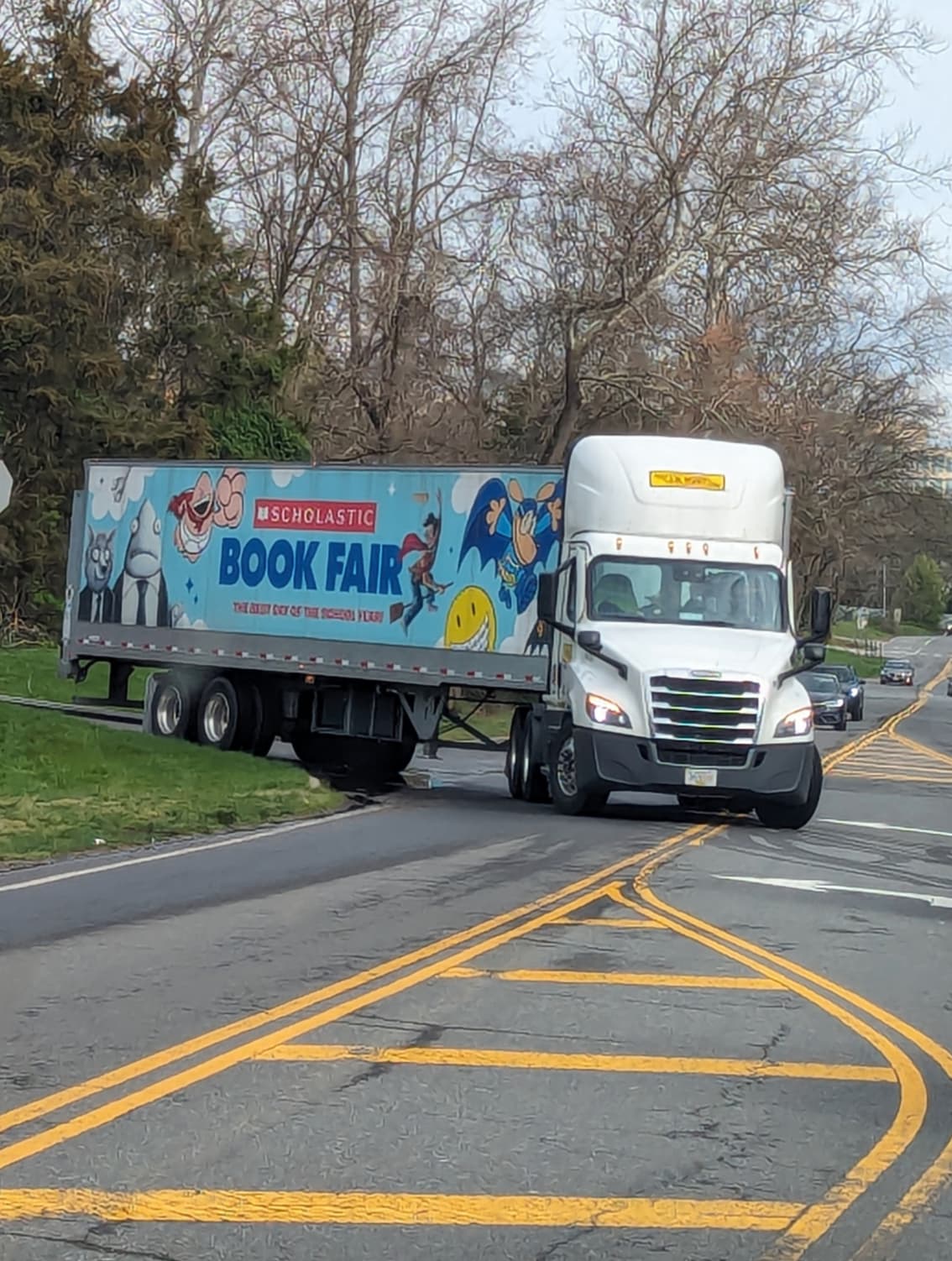 trailer truck - Mscholastic Book Fair The Seat Day Of The School Yeary